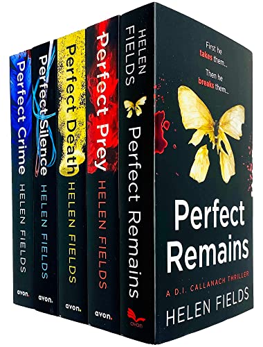 A DI Callanach Thriller Series Books 1 - 5 Collection Set by Helen Fields (Perfect Remains, Perfect Prey, Perfect Death, Perfect Silence & Perfect Crime)