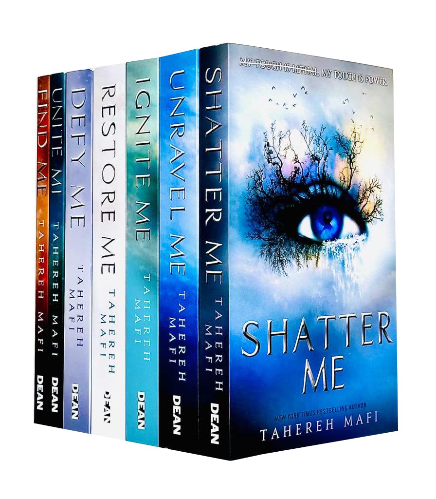 Shatter Me Series Books 1 - 7 Collection Set by Tahereh Mafi (Shatter, Restore, Ignite, Unrave, Defy Me, Unite Me & Find Me)