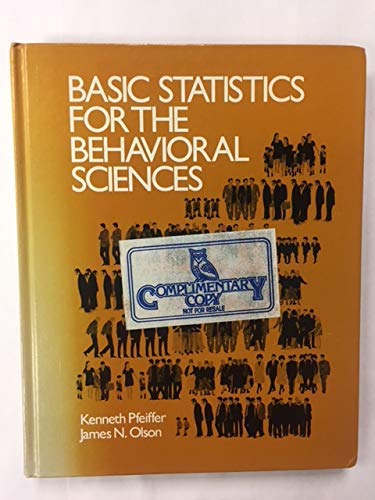 Basic Statistics for Behavioural Sciences
