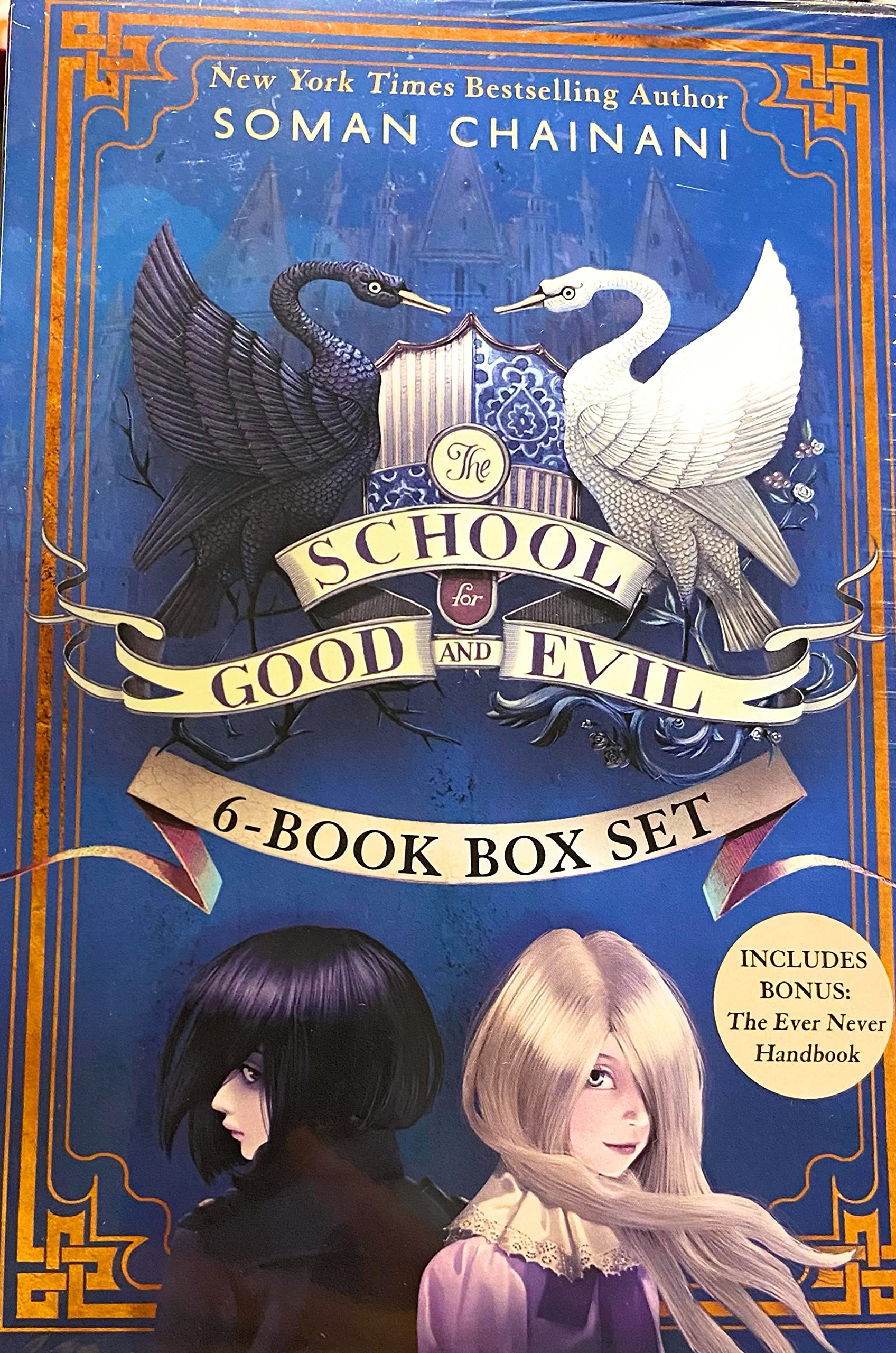 The School for Good and Evil 6-book box set. Books 1-6. Includes Bonus: The Ever Never Handbook.