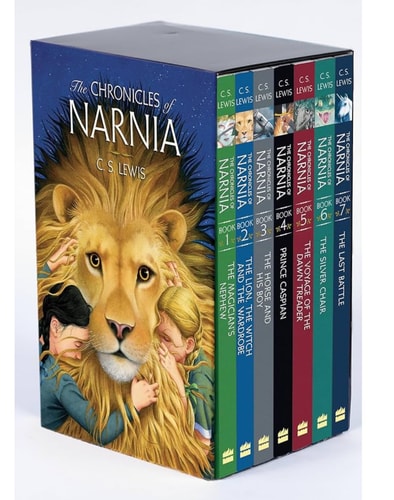 The Chronicles of Narnia 8-Book Box Set + Trivia Book Includes The Magician's Nephew,The Lion the Witch and the Wardrobe, The Horse and His Boy,Prince Caspian, The Voyage of the Dawn Treader ,The