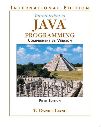 Introduction to Java Programming, Comprehensive: International Edition