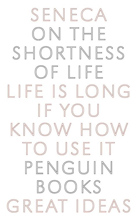 On the Shortness of Life: Seneca (Penguin Great Ideas)