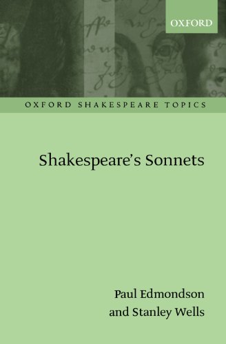 Shakespeare's Sonnets (Oxford Shakespeare Topics)