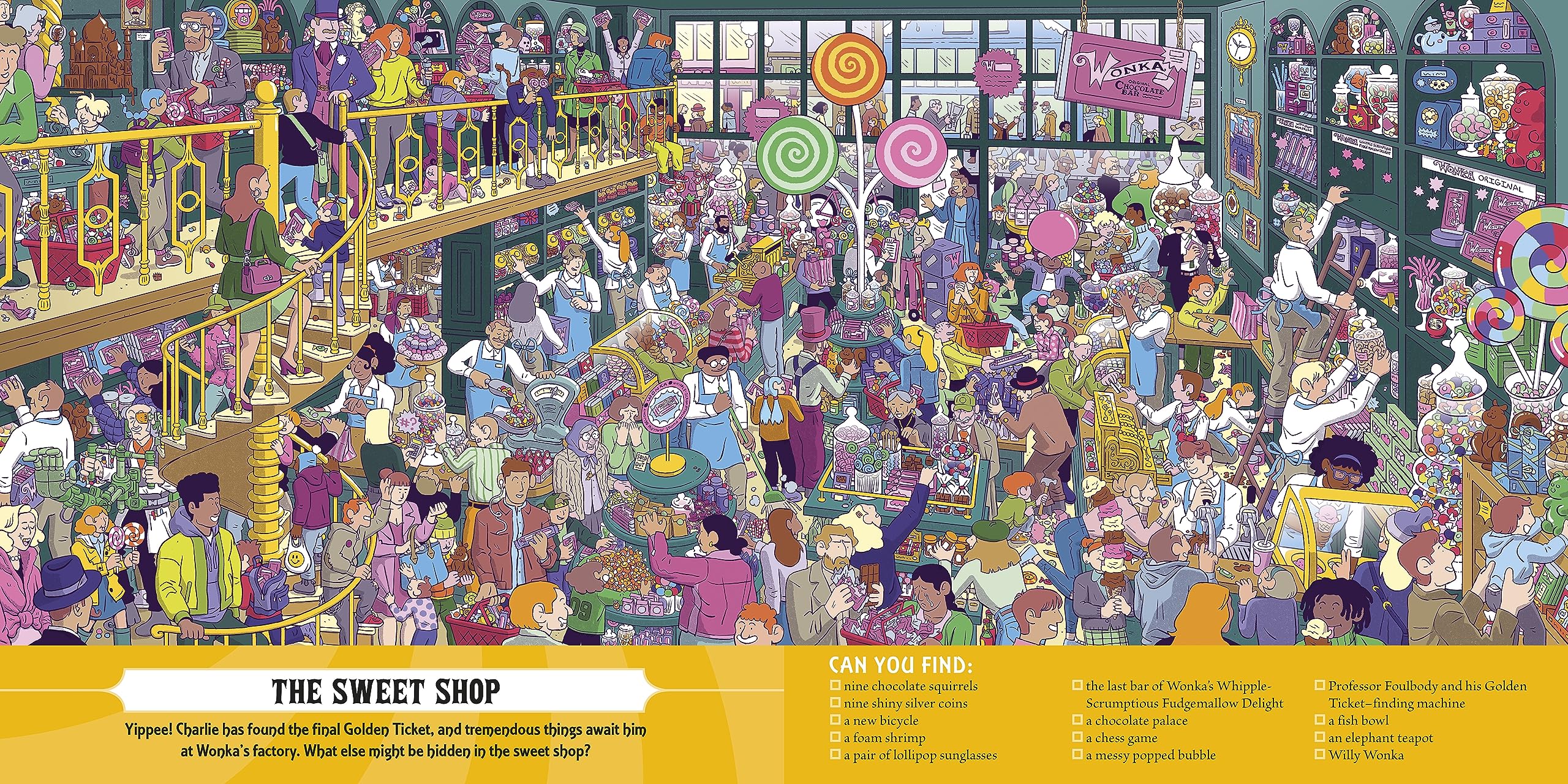 Where's Wonka?: A Search-and-Find Book