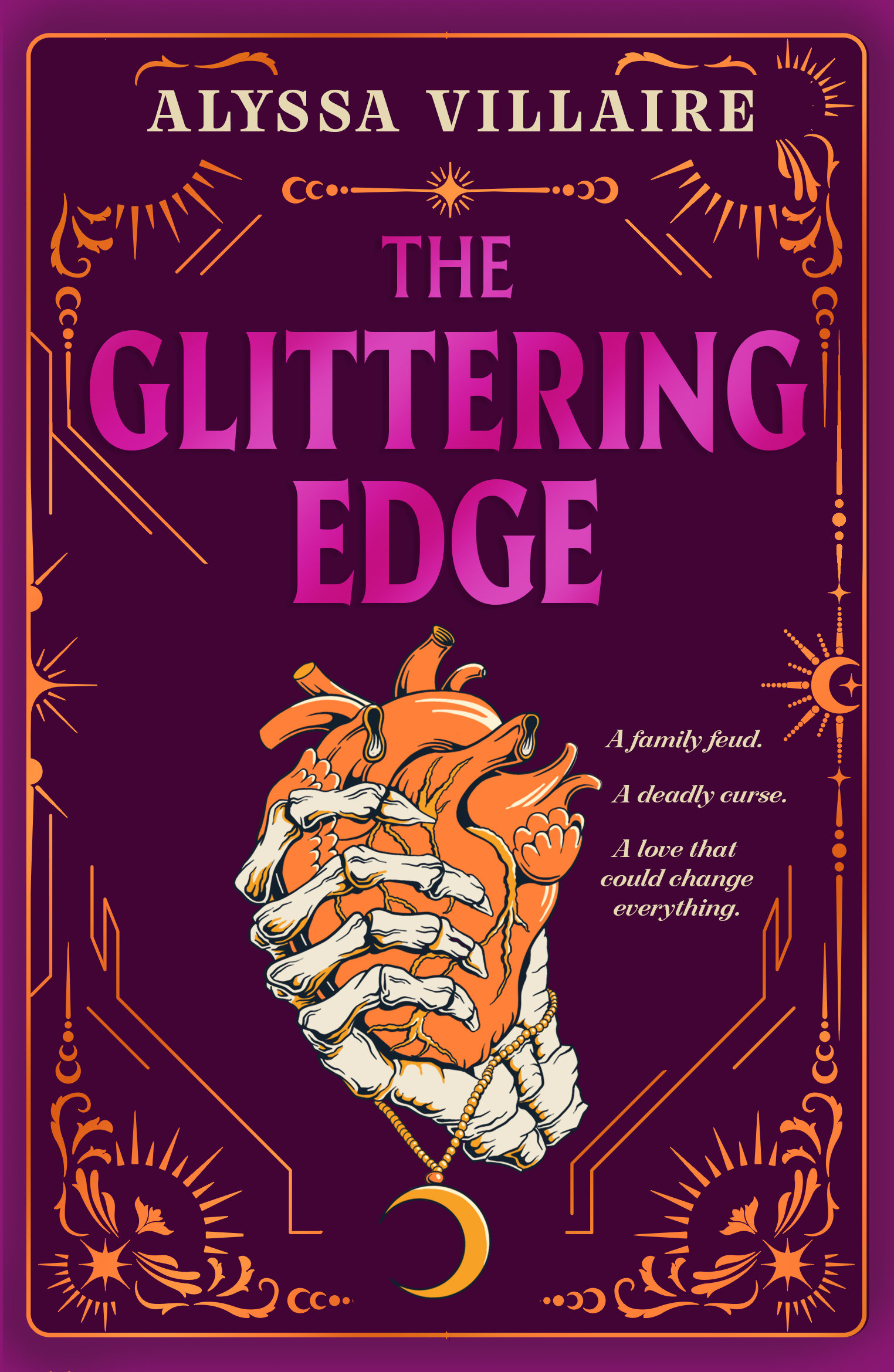The Glittering Edge: Unpredictable magic, a deadly family curse, an inconvenient love triangle (The Glittering Edge, 1)