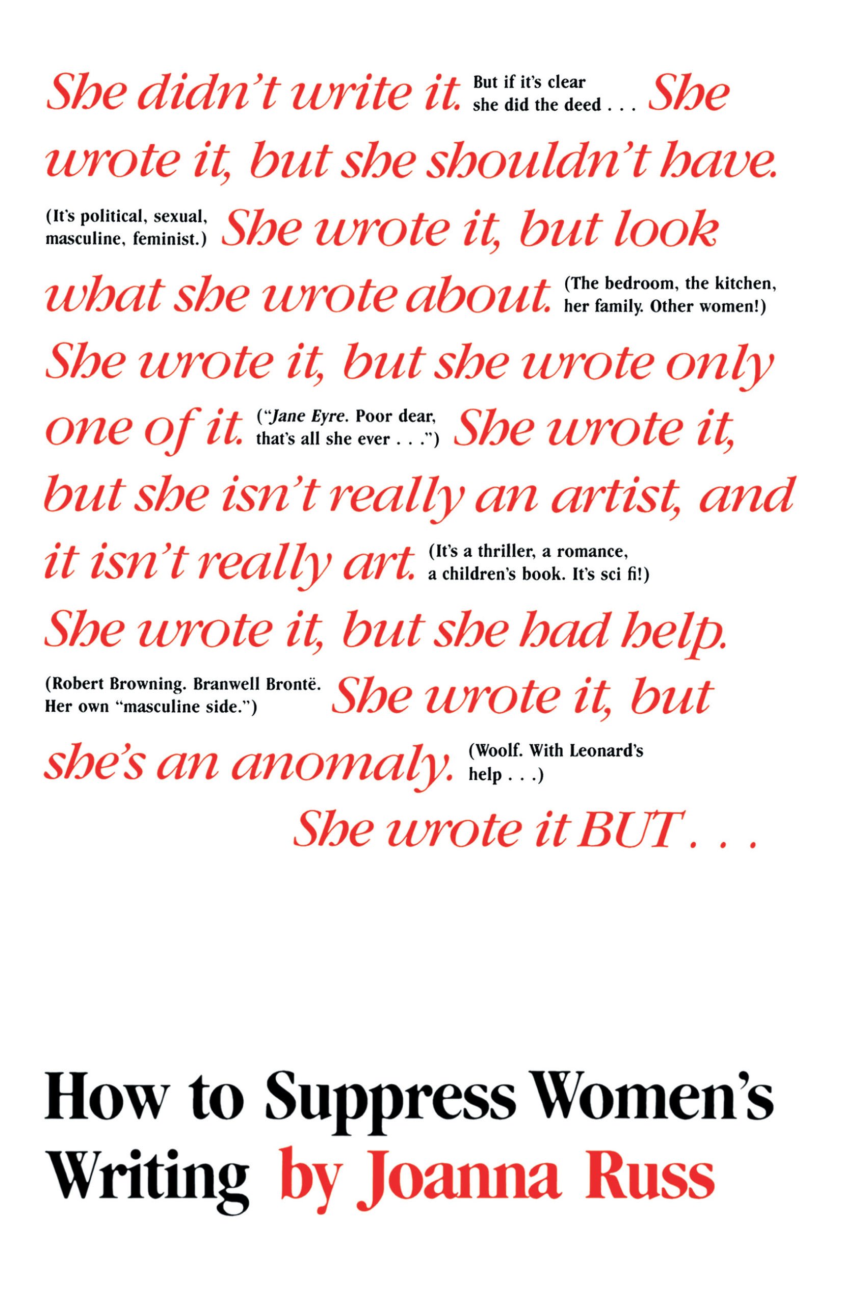 How to Suppress Womens Writing