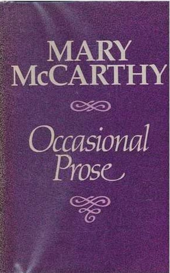Occasional Prose