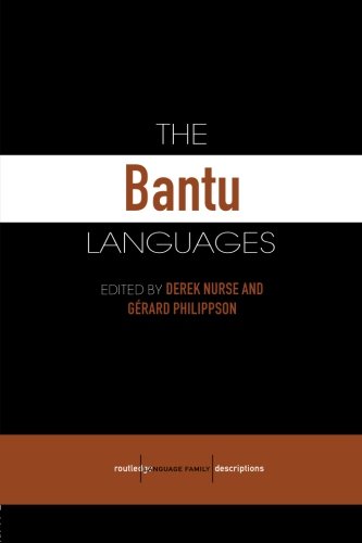 Bantu Languages (Routledge Language Family Series)