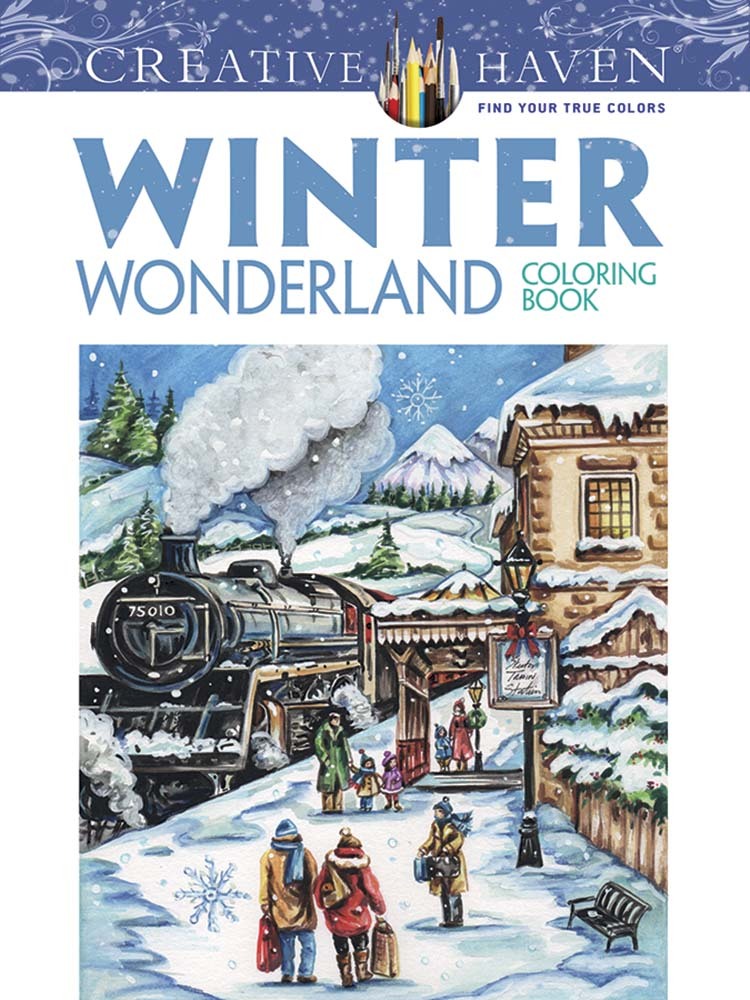 Winter Wonderland Coloring Book (Adult Coloring Books: Seasons)
