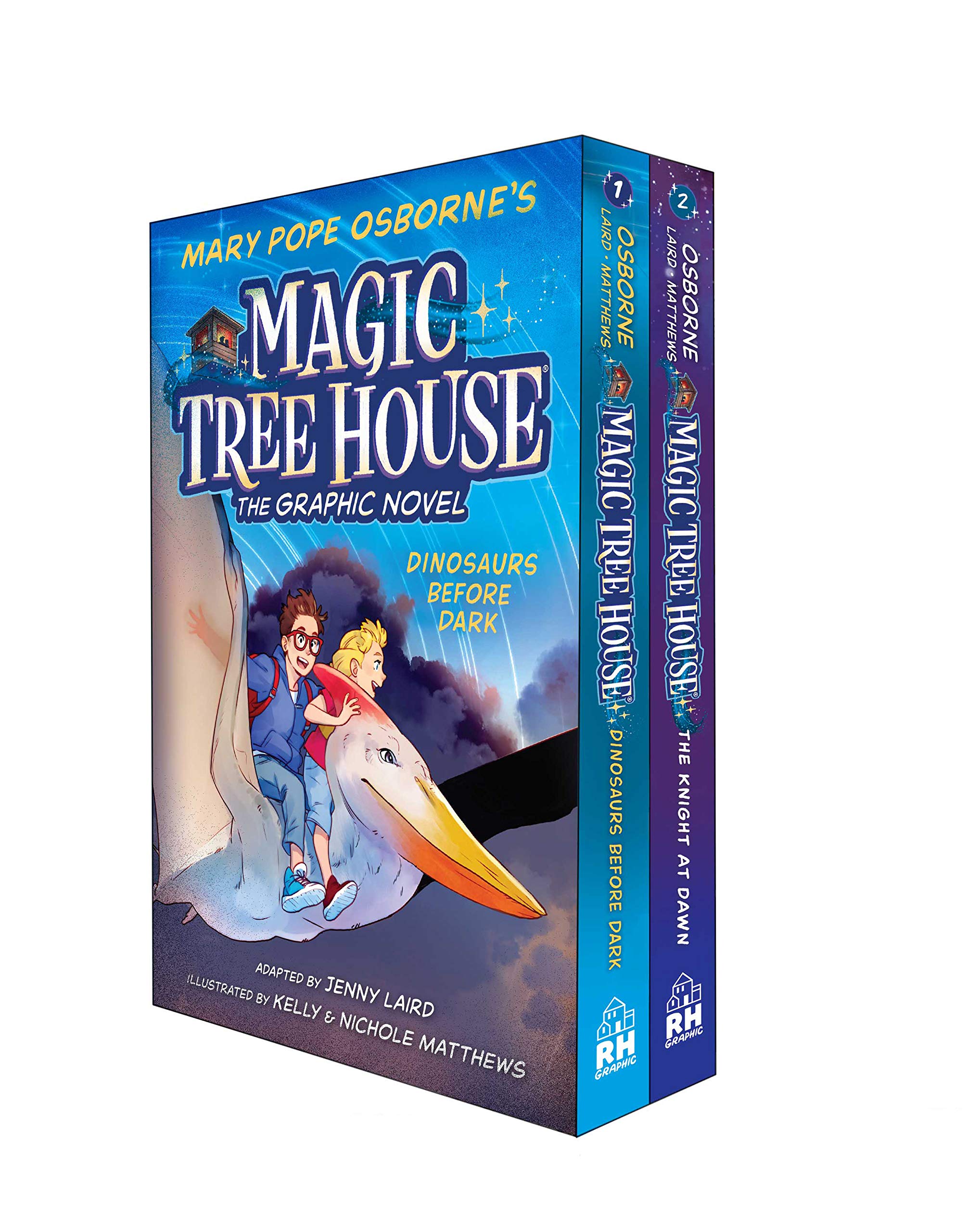 Magic Tree House Graphic Novels 1-2 Boxed Set: Dinosaurs Before Dark / the Knight at Dawn (Magic Tree House (R))