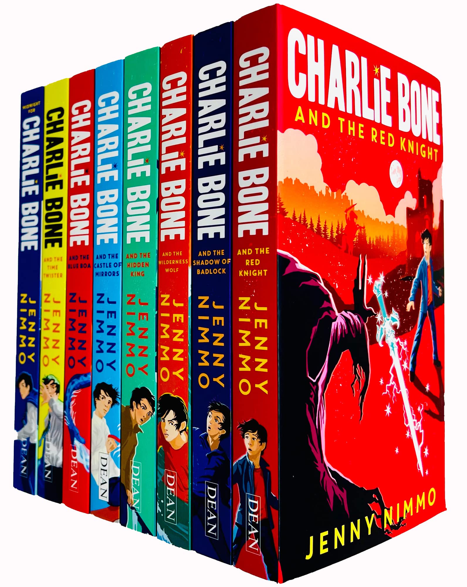 Children Of The Red King Charlie Bone Series Books 1 - 8 Collection Set by Jenny Nimmo (Midnight, Time Twister, Blue Boa, Castle of Mirrors, Hidden King & MORE!)