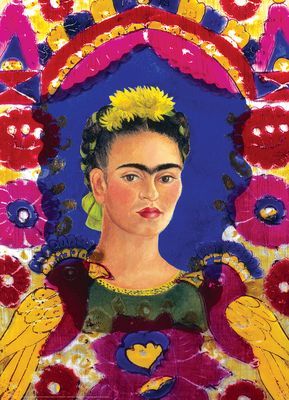 Selbstbildnis - der Rahmen von Frida Kahlo 1000 Teile