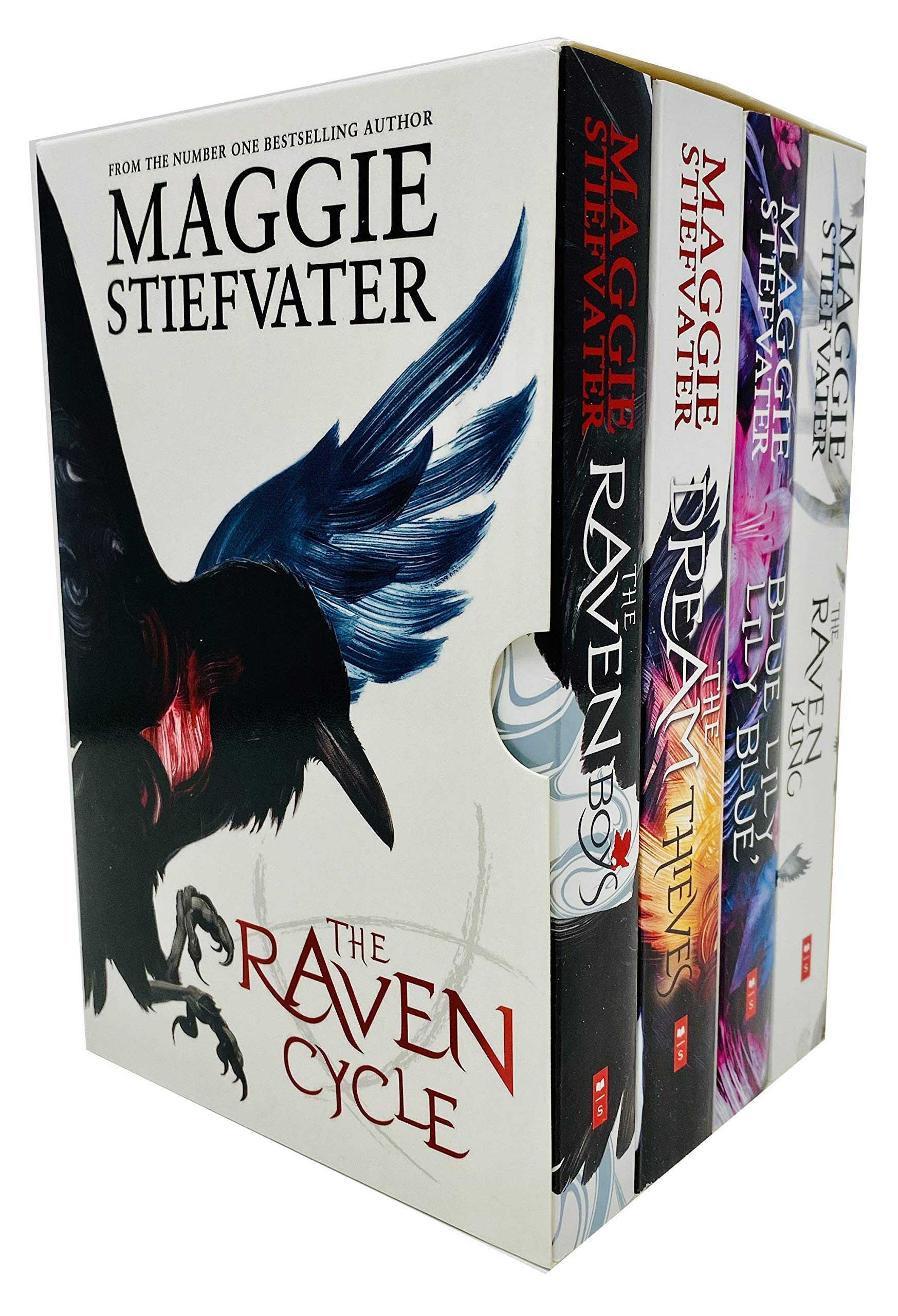 The Raven Cycle Series 4 Books Collection Box Set by Maggie Stiefvater (The Raven King, Blue Lily Lily Blue, The Dream Thieves, The Raven Boys)