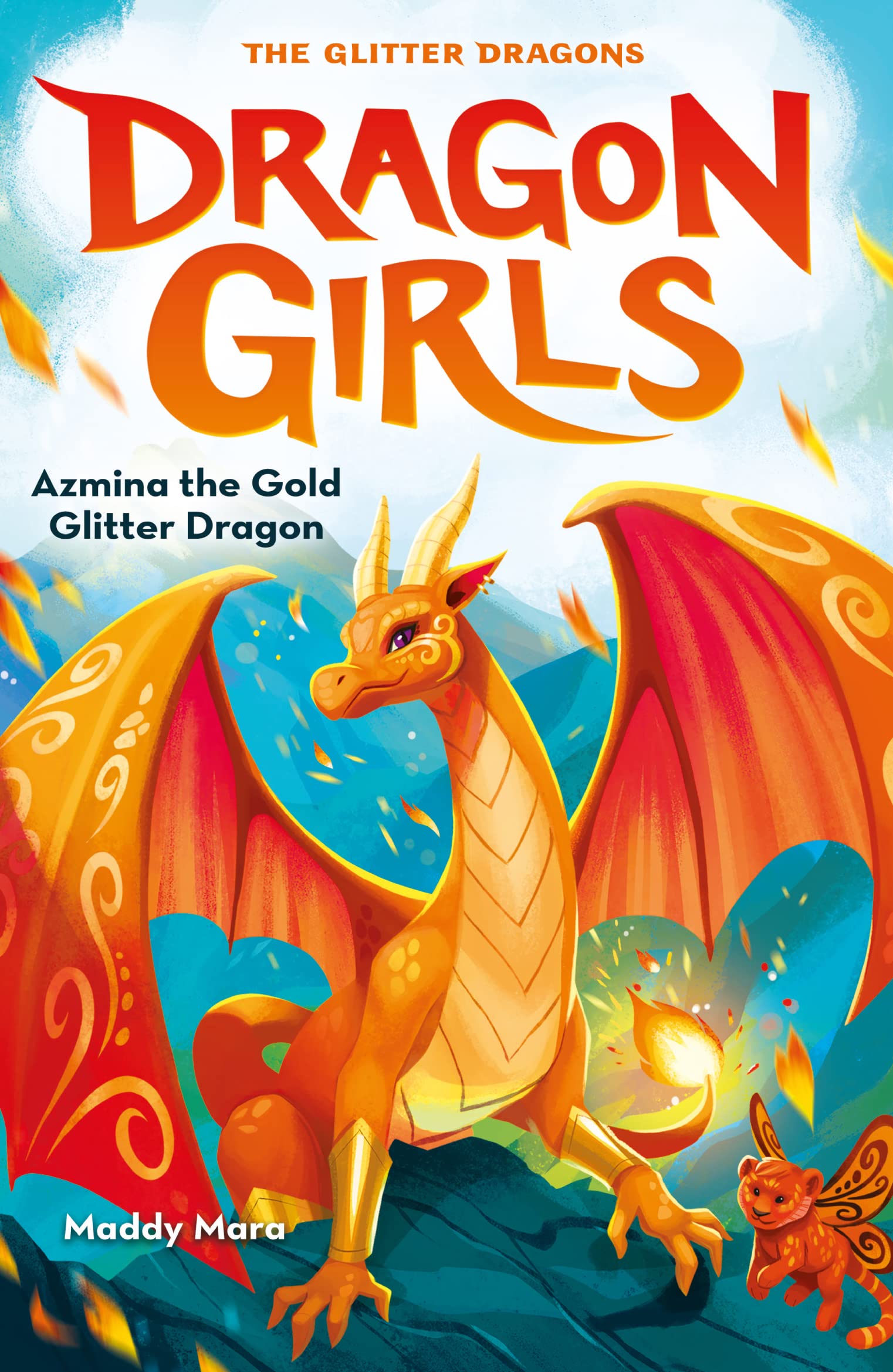 Azmina the Gold Glitter Dragon: 1 (Dragon Girls)