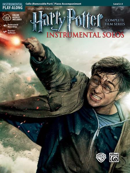 Harry Potter Instrumental Solos from the complete Film Series: Cello (Book & CD): Selections from the Complete Film Series mit Online Code (Alfred's Instrumental Play-along)