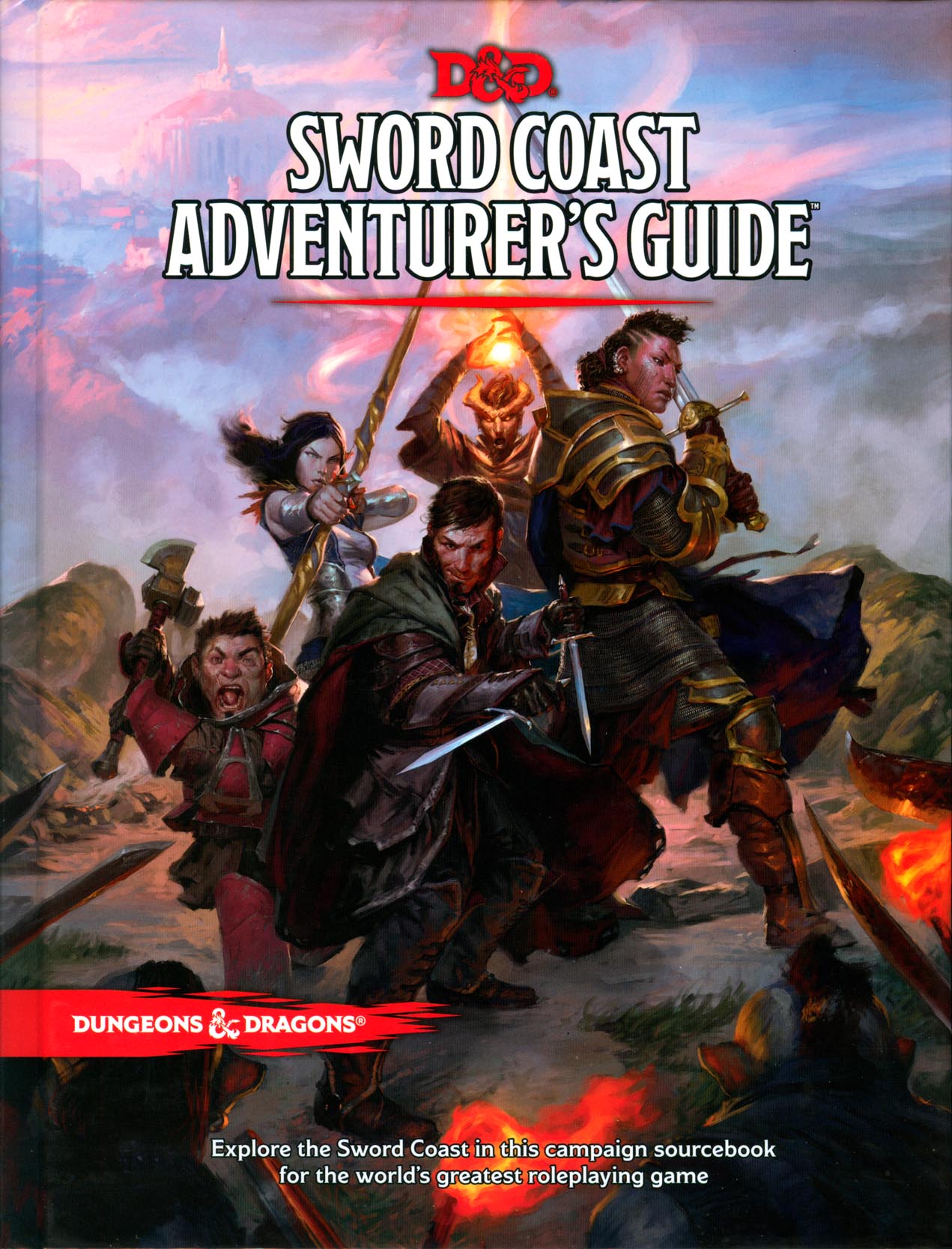 Wizards of the Coast Sword Coast Adventurer's Guide (D&D Accessory), WTCB24380000, Multicolor: Sourcebook for Players and Dungeon Masters