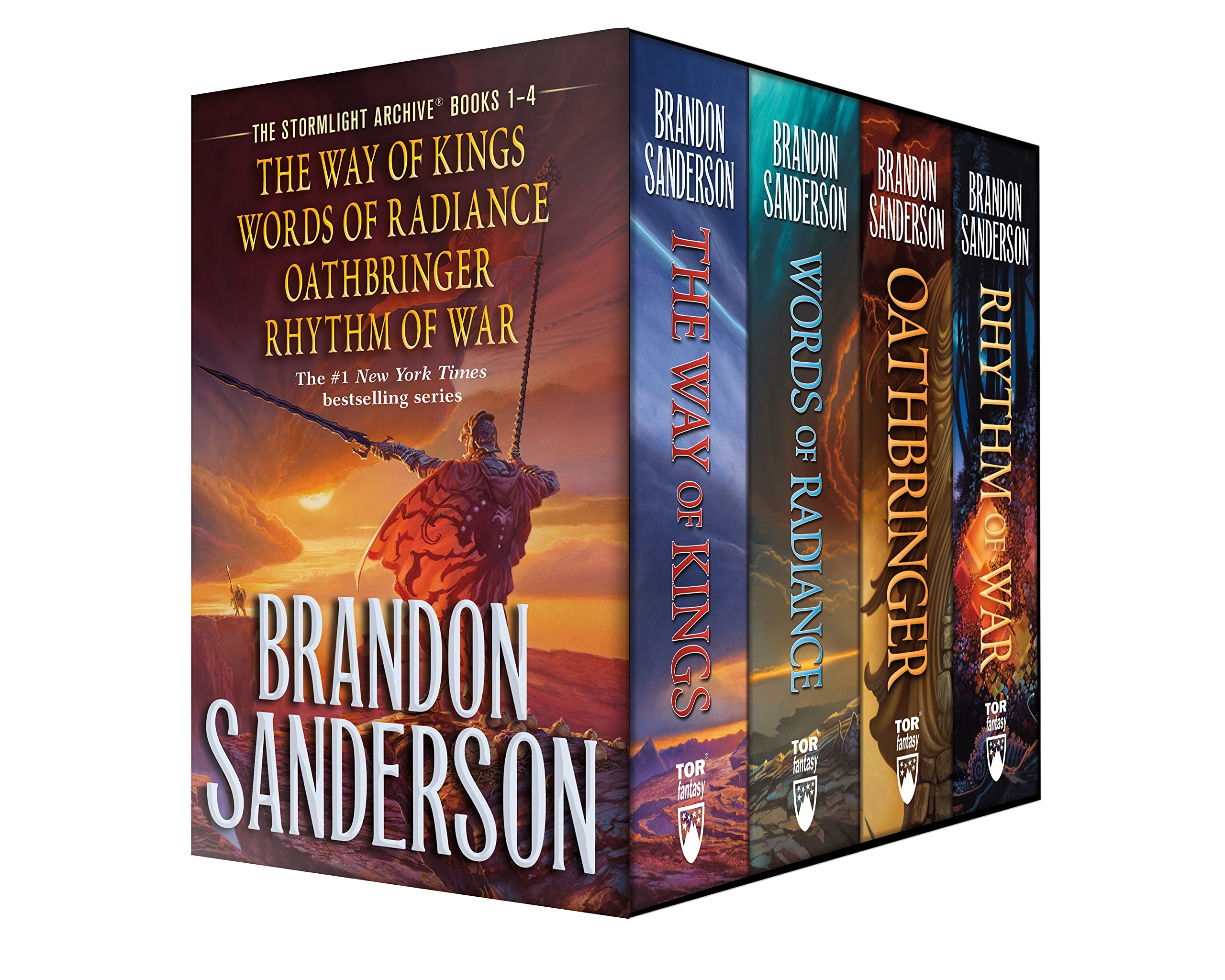Stormlight Archive: The Way of Kings / Words of Radiance / Oathbringer / Rhythm of War (Stormlight Archive, 1-4)