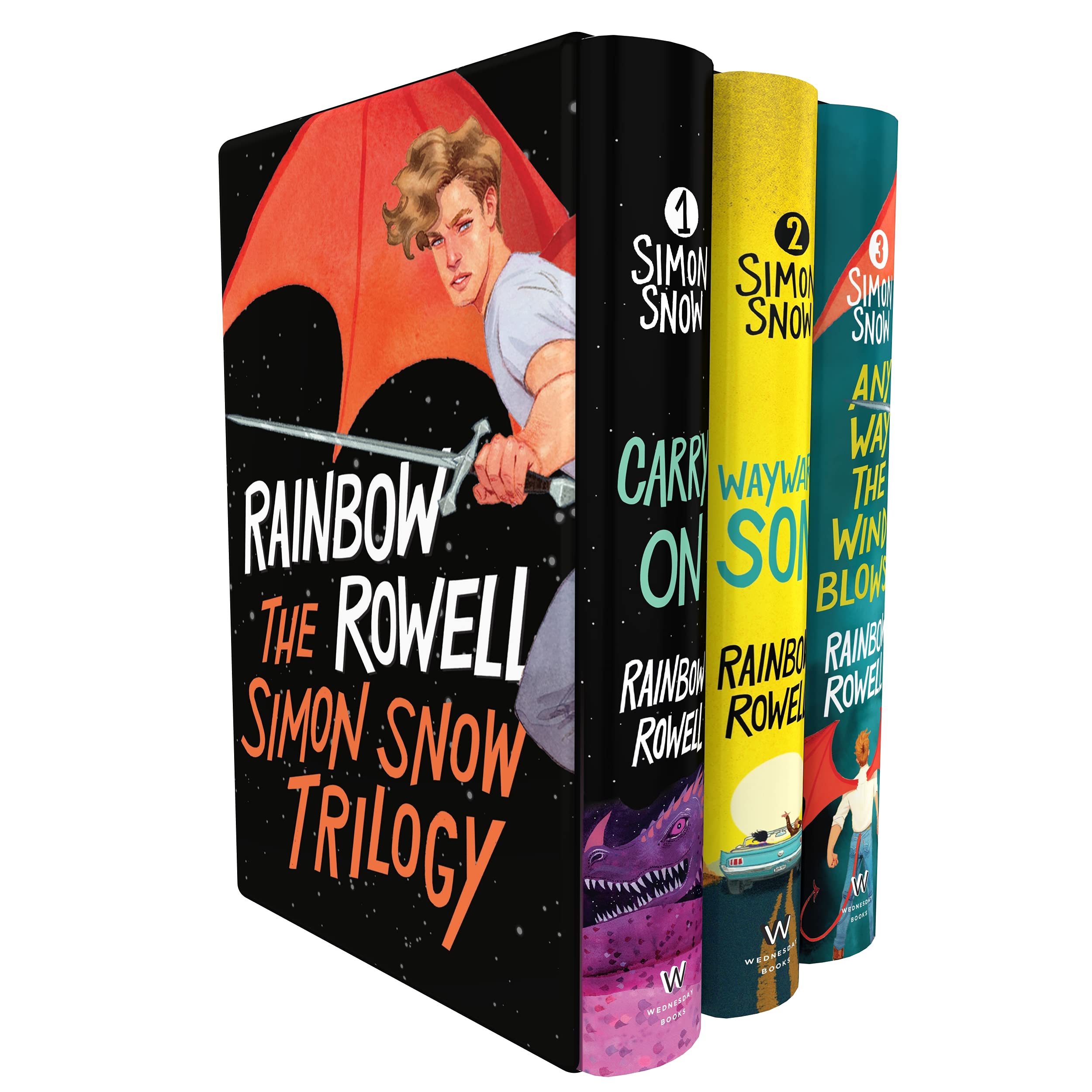 The Simon Snow Trilogy Boxed Set: Carry on / Wayward Son / Any Way the Wind Blows