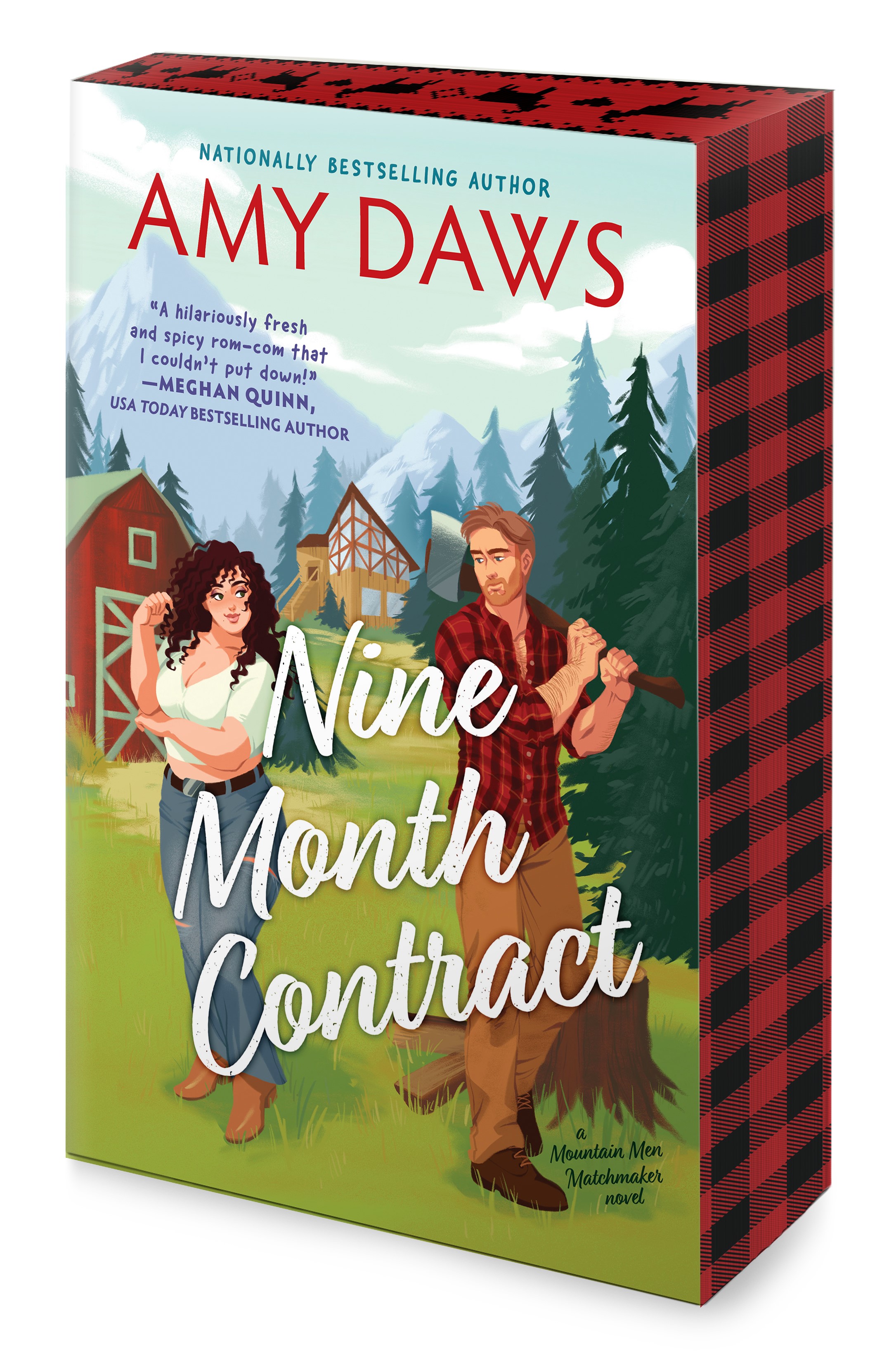 Nine Month Contract: A Hilarious Farming Rom-Com of a Grumpy Mountain Man and the Surrogate for His Child (Mountain Men Matchmaker, 1, Band 1)