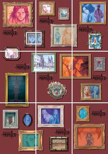 Monster: The Perfect Edition (Volumes 1-9) Complete Series Manga Set, by Naoki Urasawa (9 Books)