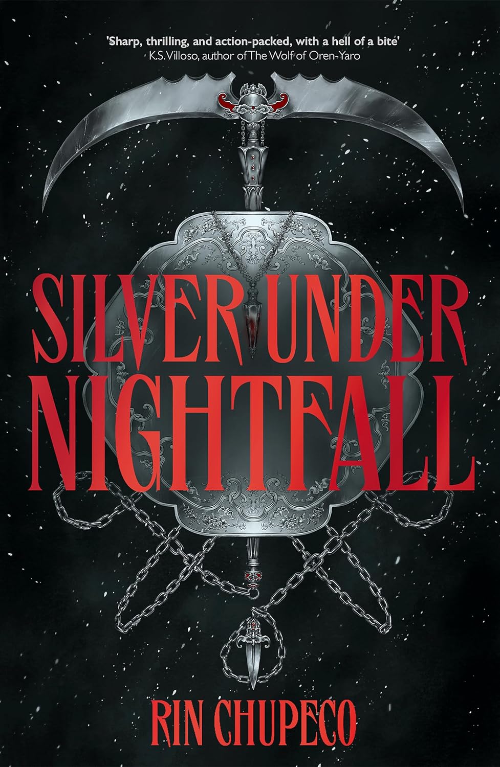 Silver Under Nightfall: an unmissable, action-packed dark fantasy featuring blood thirsty vampire courts, political intrigue, and a delicious forbidden-romance!