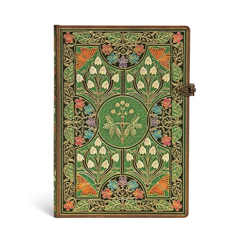 Paperblanks Blühende Poesie Notizbuch Midi Liniert (Poetry in Bloom), Midi (180 x 130): Lined Midi