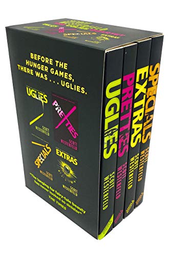 Scott Westerfeld The Uglies Quartet 4 Books Collection Box Set (Uglies, Pretties, Specials, Extras)