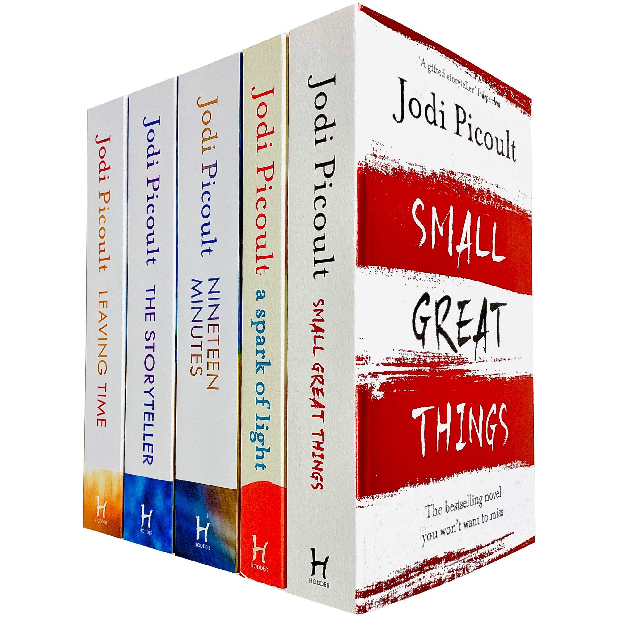 Jodi Picoult 5 Books Collection Set (Small Great Things, A Spark of Light, The Storyteller, Leaving Time & Nineteen Minutes)