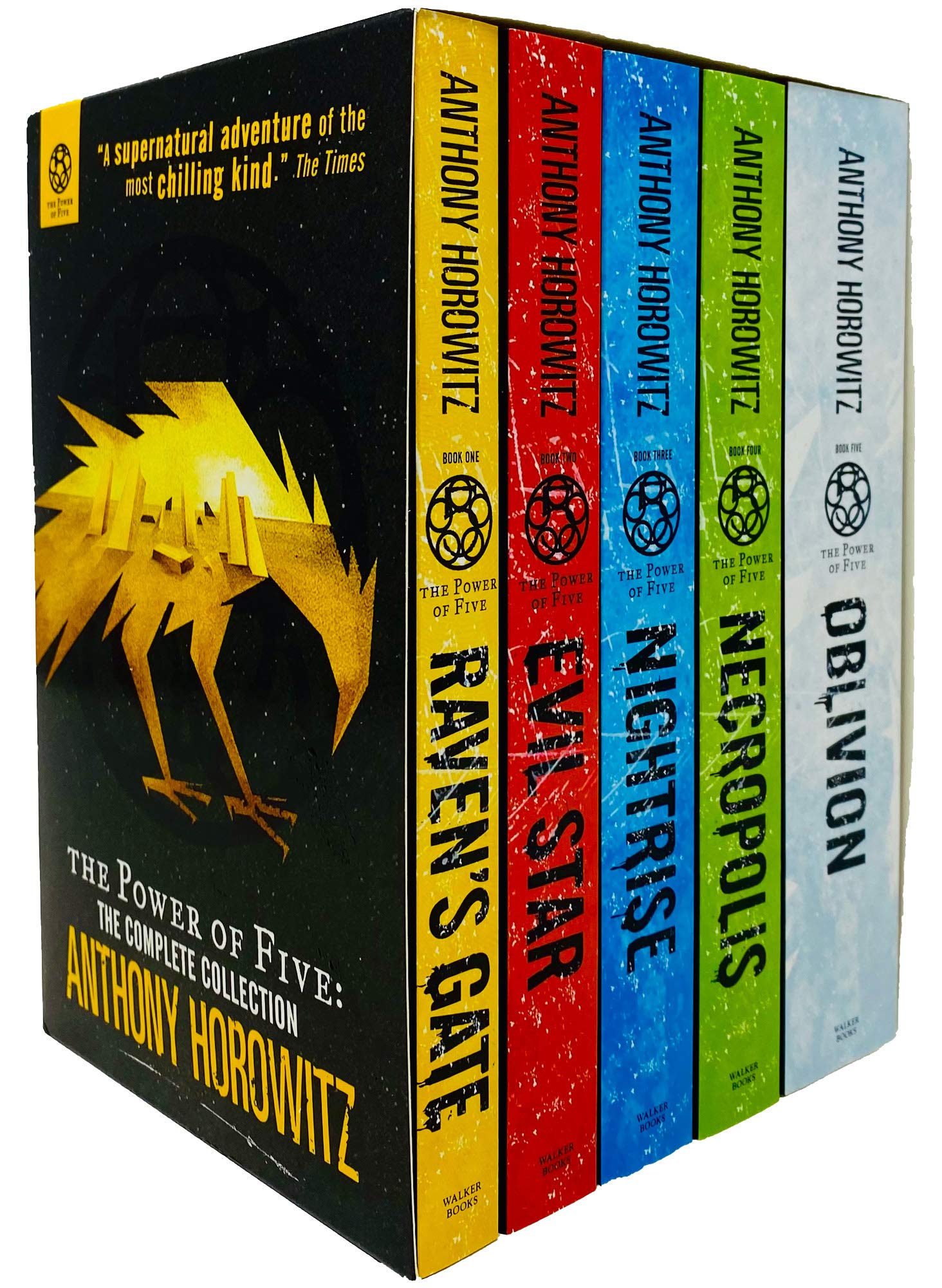 Power of Five Books Collection 5 Books Set by Anthony Horowitz (Raven's Gate, Evil Star, Night Rise, Necropolis and Oblivion)
