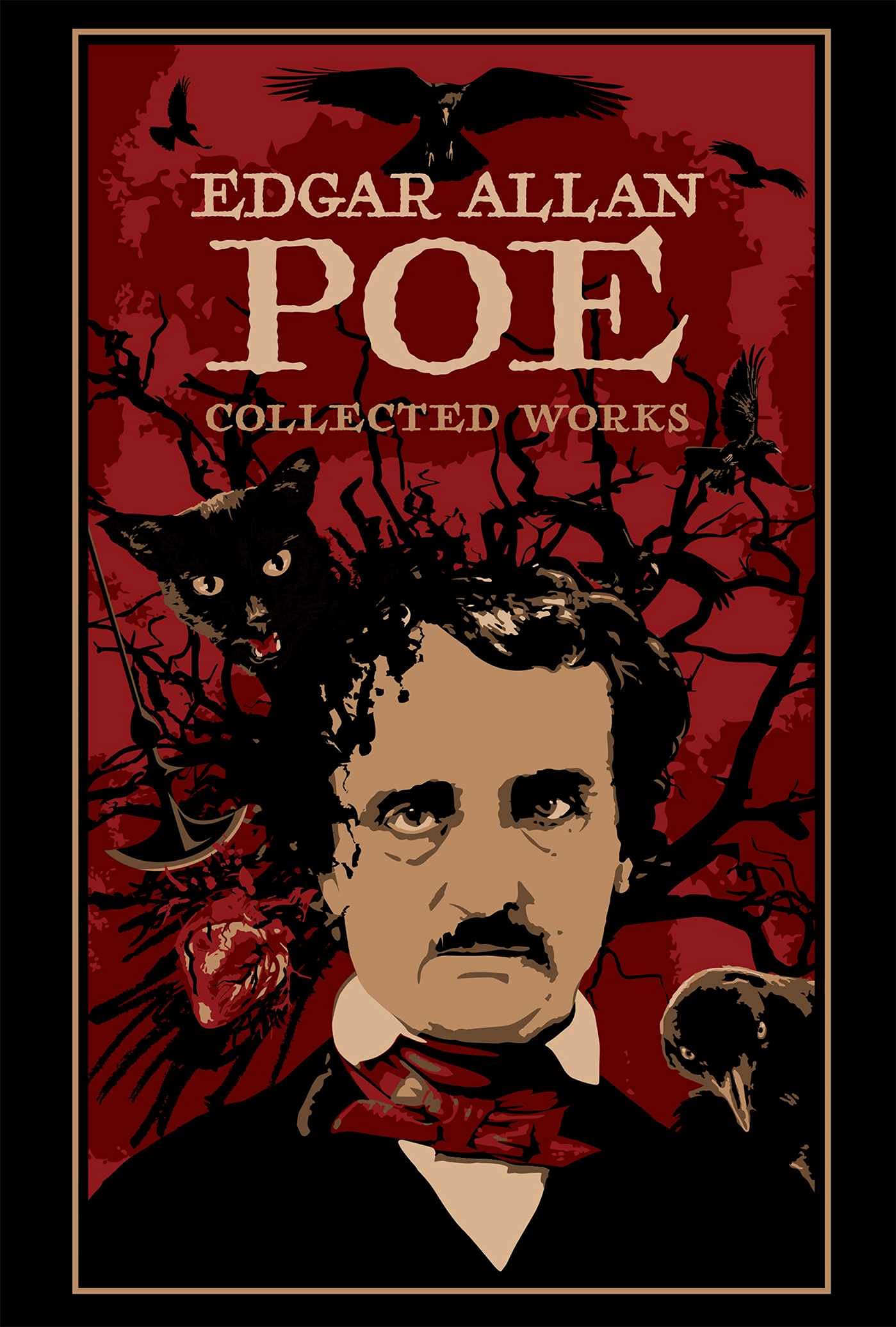 Edgar Allan Poe: Collected Works (Leather-bound Classics)
