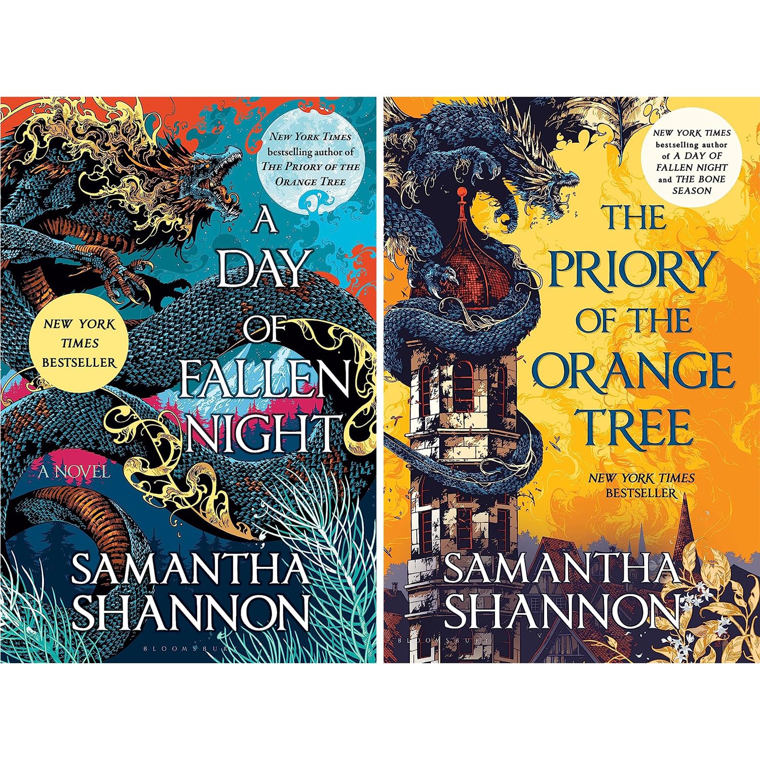 The Roots of Chaos 2-Book Set by Samantha Shannon (The Priory of the Orange Tree, a Day of Fallen Night)