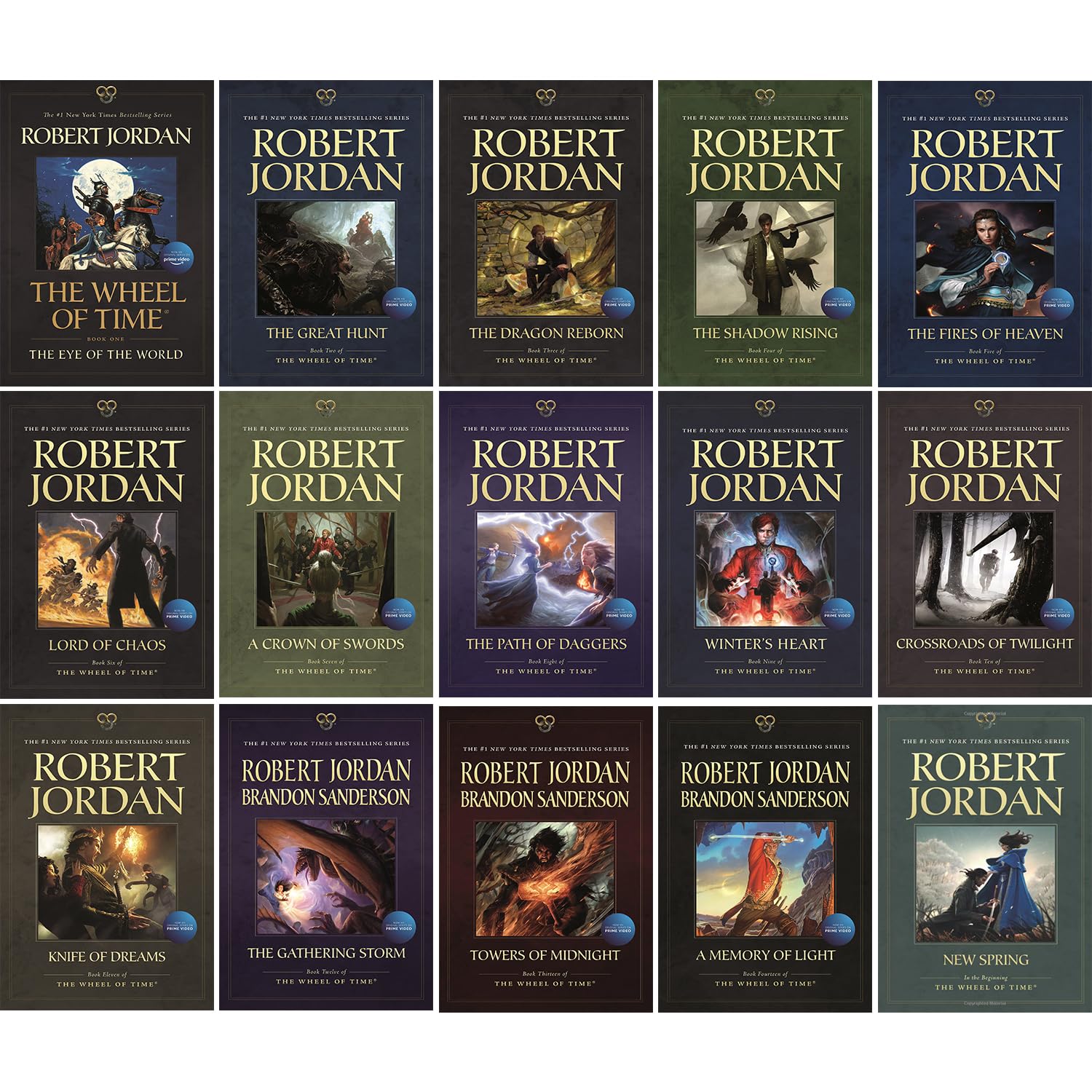The Wheel of Time: Complete Set Of 15