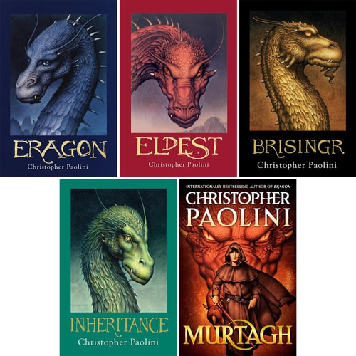 The Inheritance Cycle series, Set of 5 Books. Eragon, Eldest, Brisingr, Inheritance and Murtagh: The World of Eragon