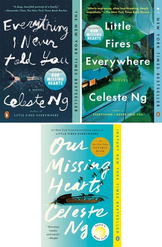Everything I Never Told You, Little Fires Everywhere, Our Missing Hearts. Celeste Ng Bestselling Set of 3 Books.