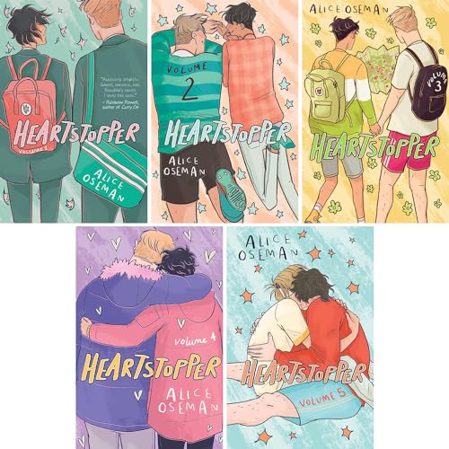 Heartstopper Series, Set of 5 Books, Vol. 1-5