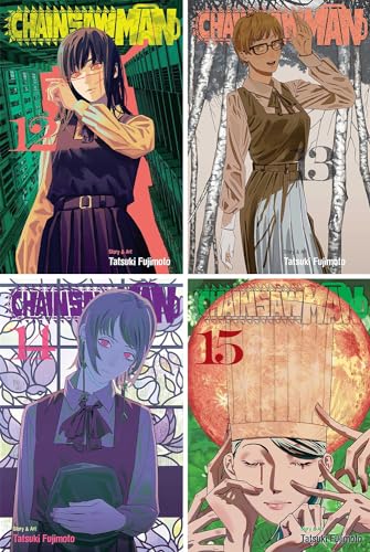 Chainsaw Man Series, Vol. 12-15, Set of 4 Books