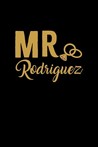 Mr. Rodriguez: Personalized Engagement & Pre Wedding Gift | Mr. & Mrs. Wedding Notebook and Organizer for Bride to Be and Groom To Be Matching Present