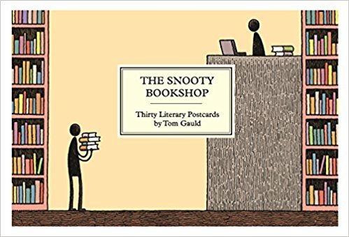 The Snooty Bookshop: Fifty Literary Postcards by Tom Gauld