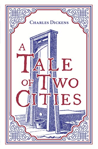 A Tale of Two Cities, Charles Dickens Classic Novel, (French Revolution; London, Love and Sacrifice), Ribbon Page Marker, Perfect for Gifting