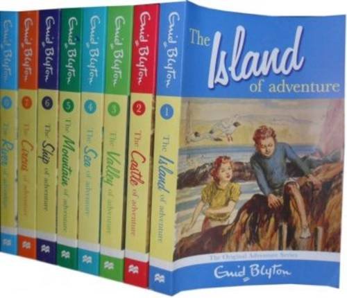 Enid Blyton's Adventure Series Gift Box Set: The Valley of Adventure, the Island of Adventure, the Castle of Adventure, the Sea of Adventure, the Mountain, the Circus, the R