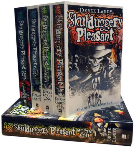 Skulduggery Pleasant Pack: Skulduggery Pleasant, Playing with Fire, the Faceless Ones, Dark Days, Mortal Coil