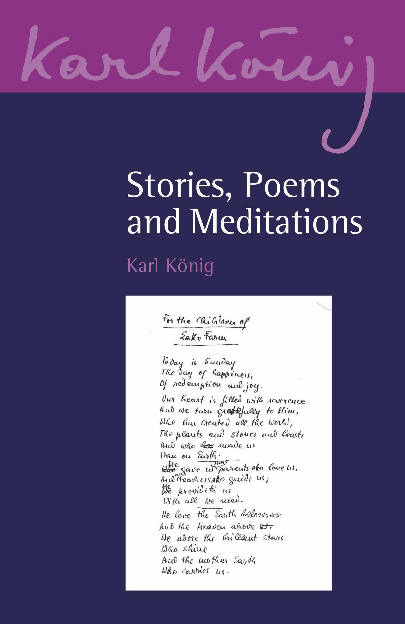 Stories, Poems and Meditations (Karl König Archive, Band 19)