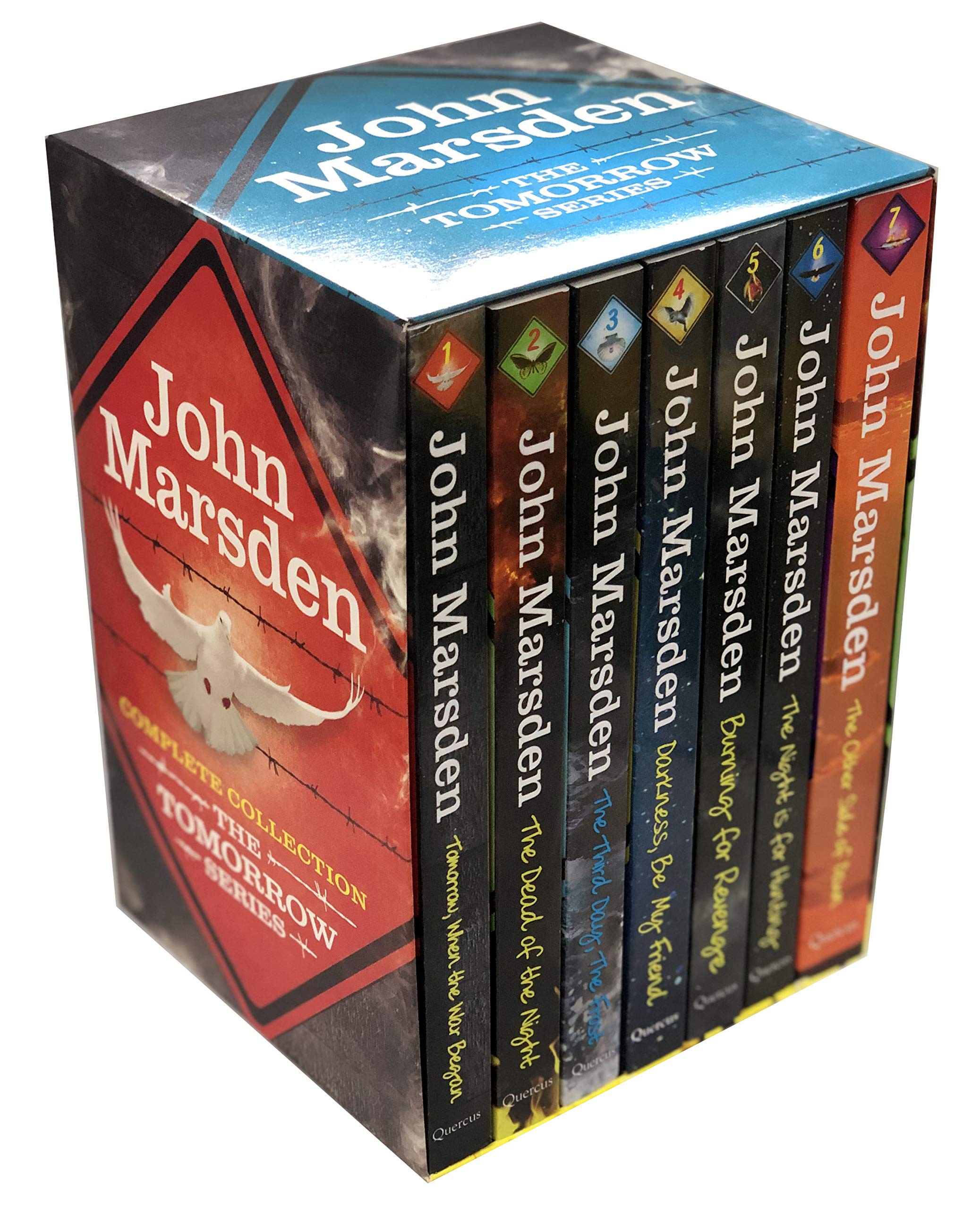 John Marsden The Tomorrow Collection 7 Books Set (The Other Side of Dawn, The Third Day, The Frost, The Dead of the Night, Tomorrow When the War Began, The Night is for Hunting, Darkness and More)