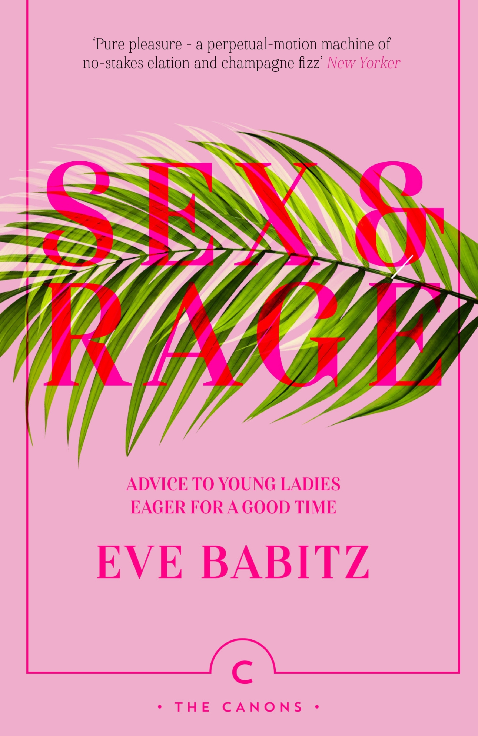 Sex & Rage: Advice to Young Ladies Eager for a Good Time (Canons)