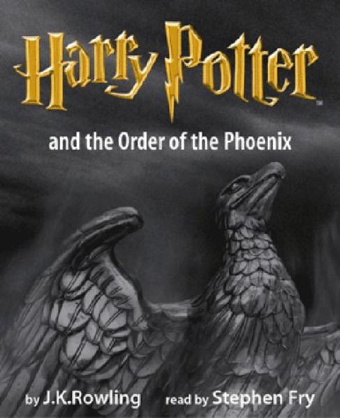 Harry Potter and the Order of the Phoenix: vollständig gelesen von Stephen Fry, Adult cover