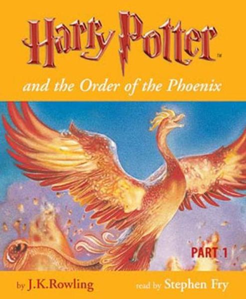 Harry Potter 5 and the Order of the Phoenix. Part 1. Children's Edition. 11 Cassetten.
