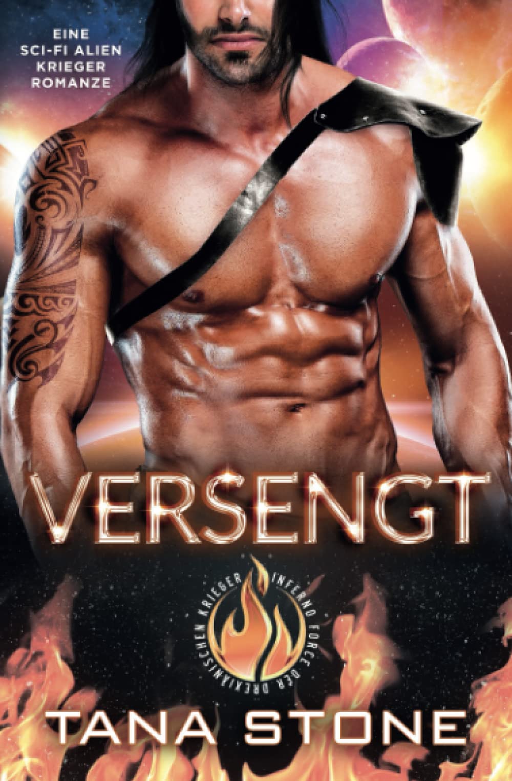 Versengt: Eine Sci-Fi Alien-Krieger Romanze (Inferno Force der drexianischen Krieger, Band 2)
