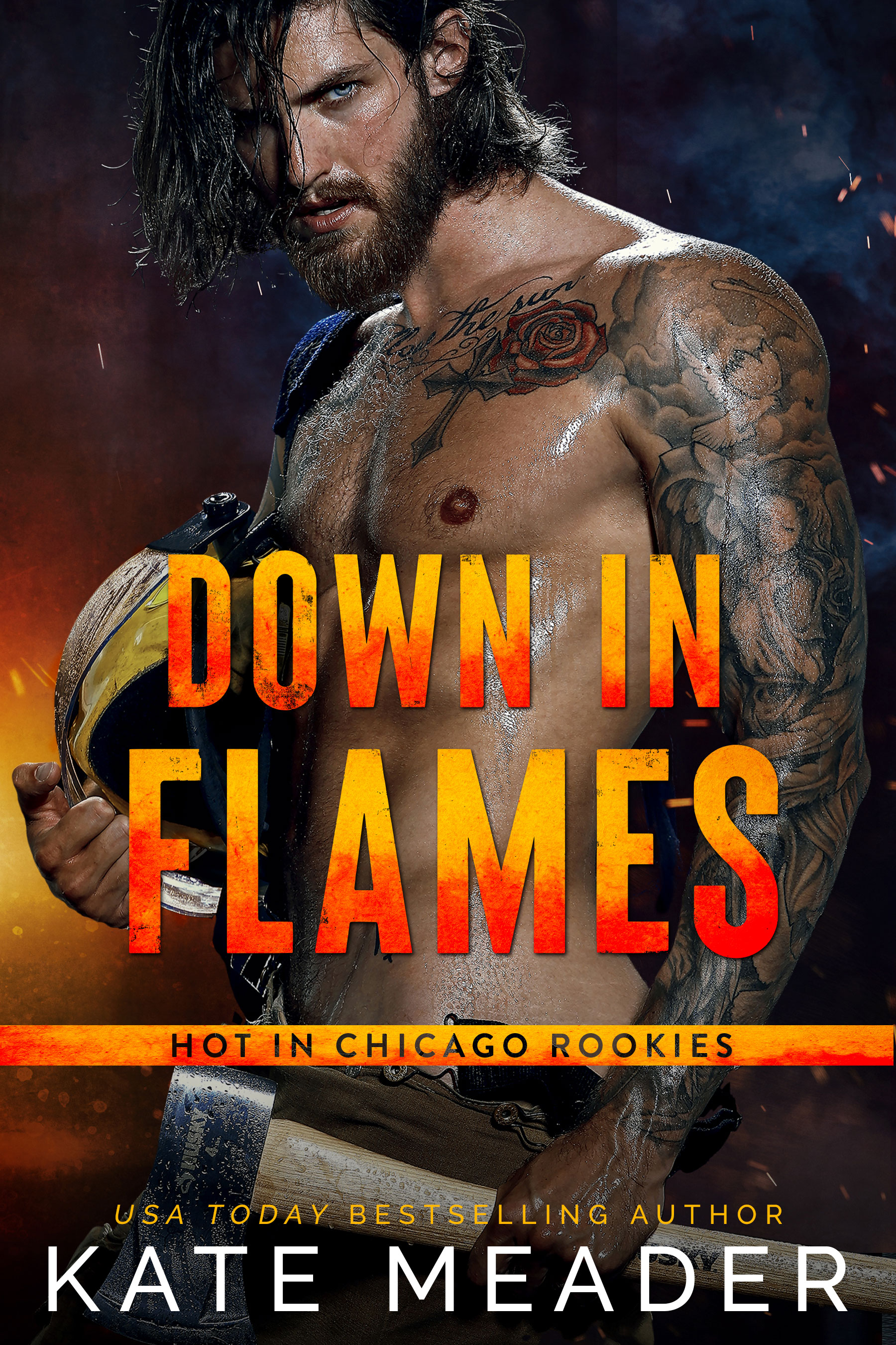 Down in Flames (Hot in Chicago Rookies, Band 2)