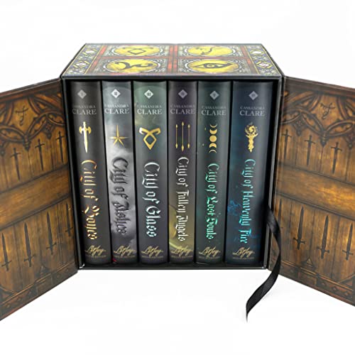Annotated The Mortal Instruments Box Set of 6 | Litjoy Special Edition Series | City of Bones, City of Ashes, City of Glass, City of Lost Soul, City of Fallen Angels, City of Heavenly Fire